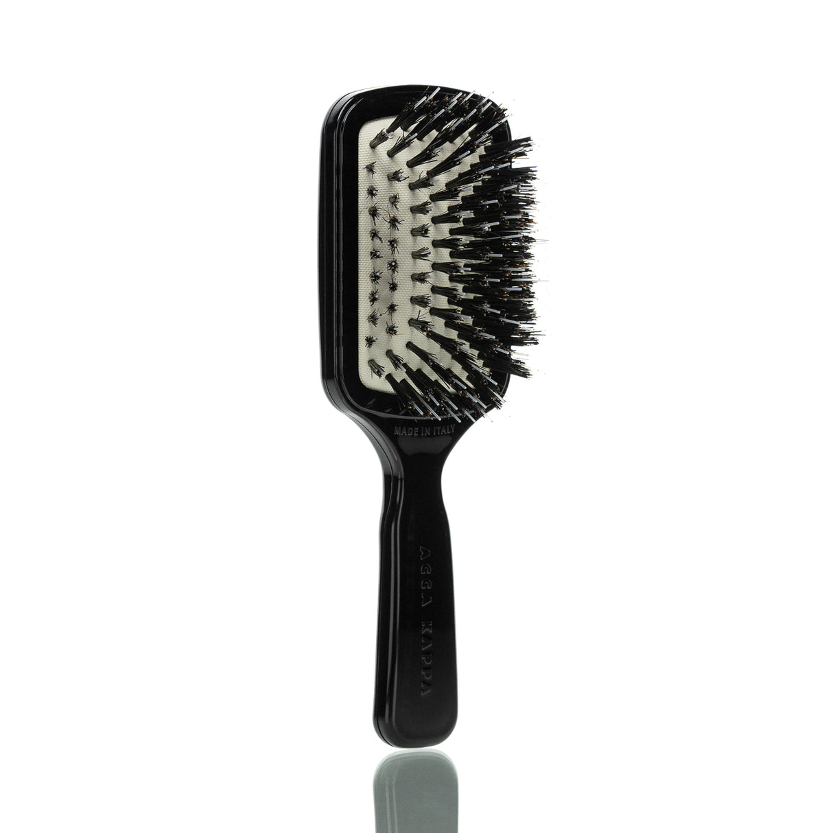 Haarbürste Paddle Reisegröße, Kunststoff, Wildschweinborsten & Nylon