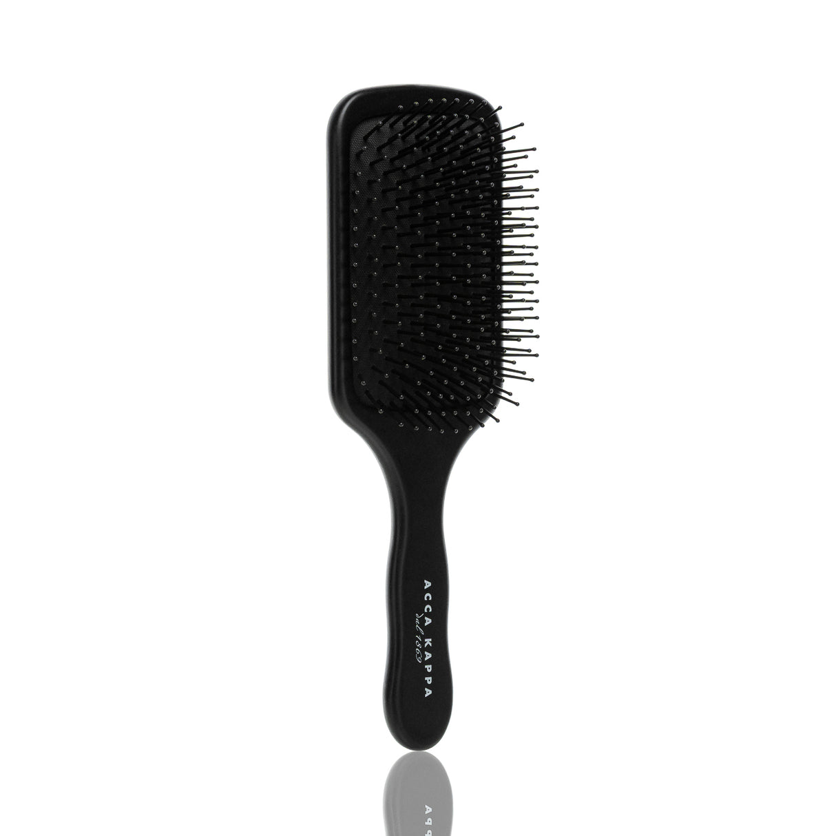 Haarbürste Profashion Paddle, schwarz lackiert, POM-Pins