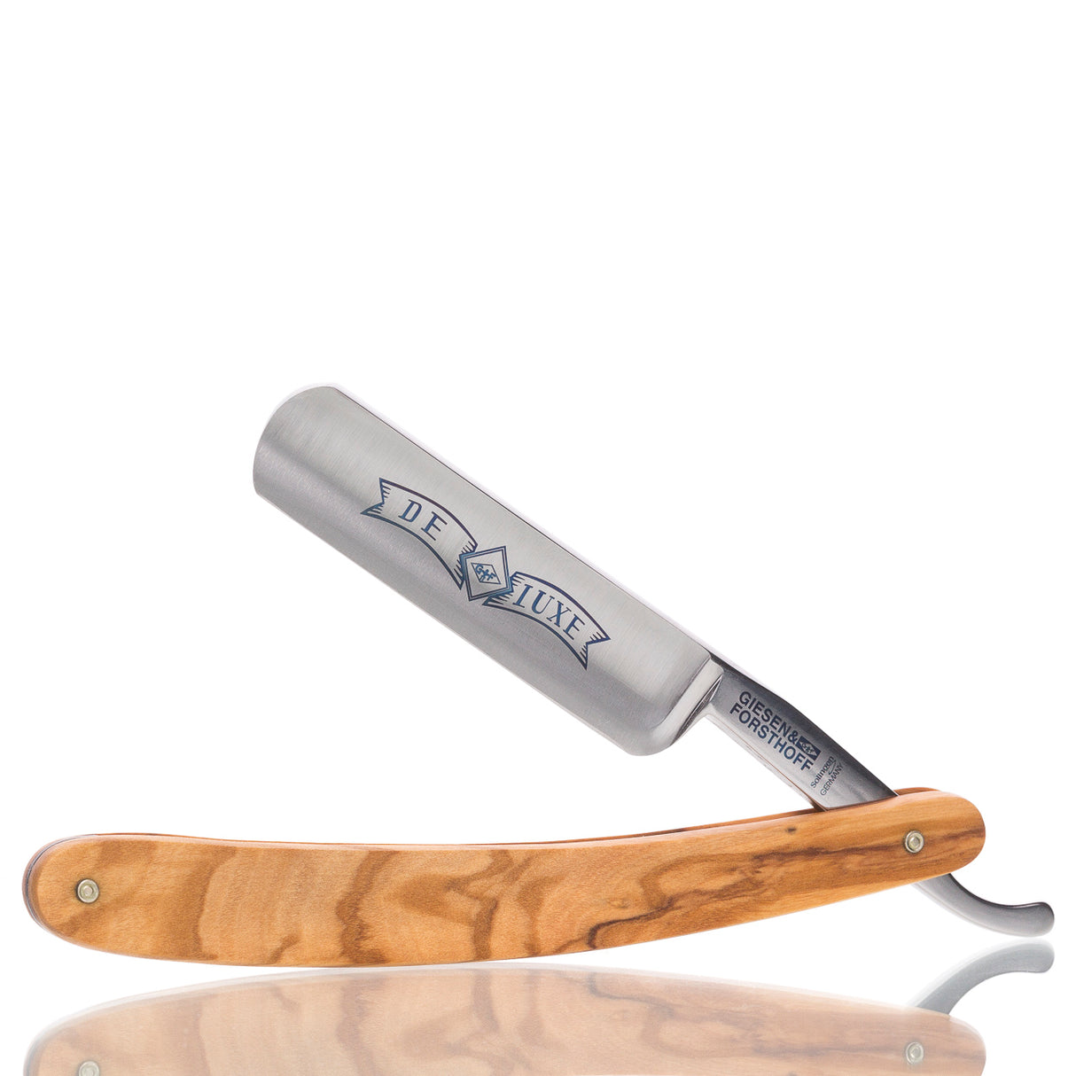 Rasiermesser Timor 370 Olivenholz, 5/8" Rundkopf Deluxe