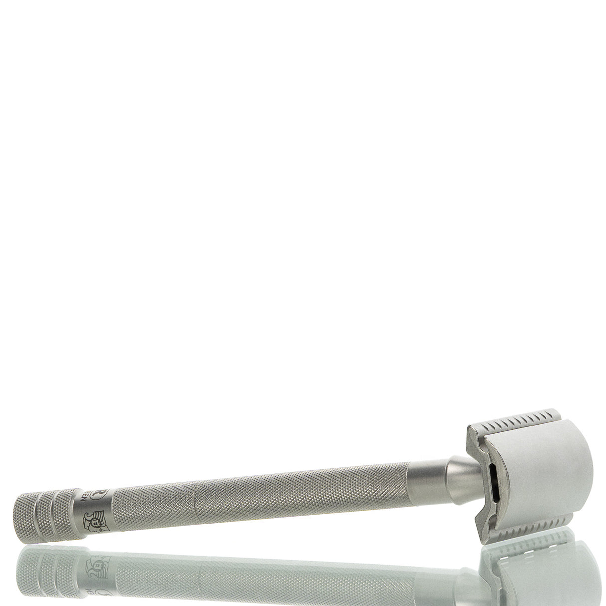 Rasierhobel 24 INOX Ladies, satinierter Edelstahl, langer Griff, Double Edge