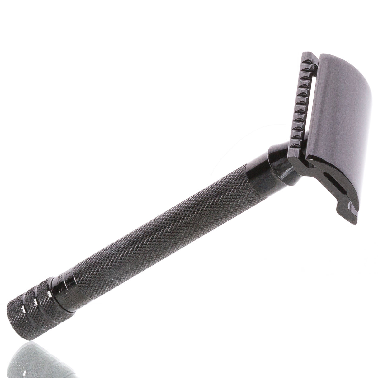 Rasierhobel 23B Black PVD, geschlossener Kamm, Double Edge