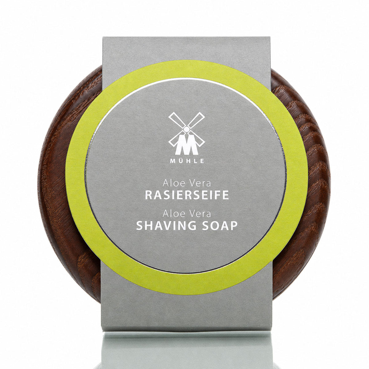Rasierseife Aloe Vera in Holzschale 65g