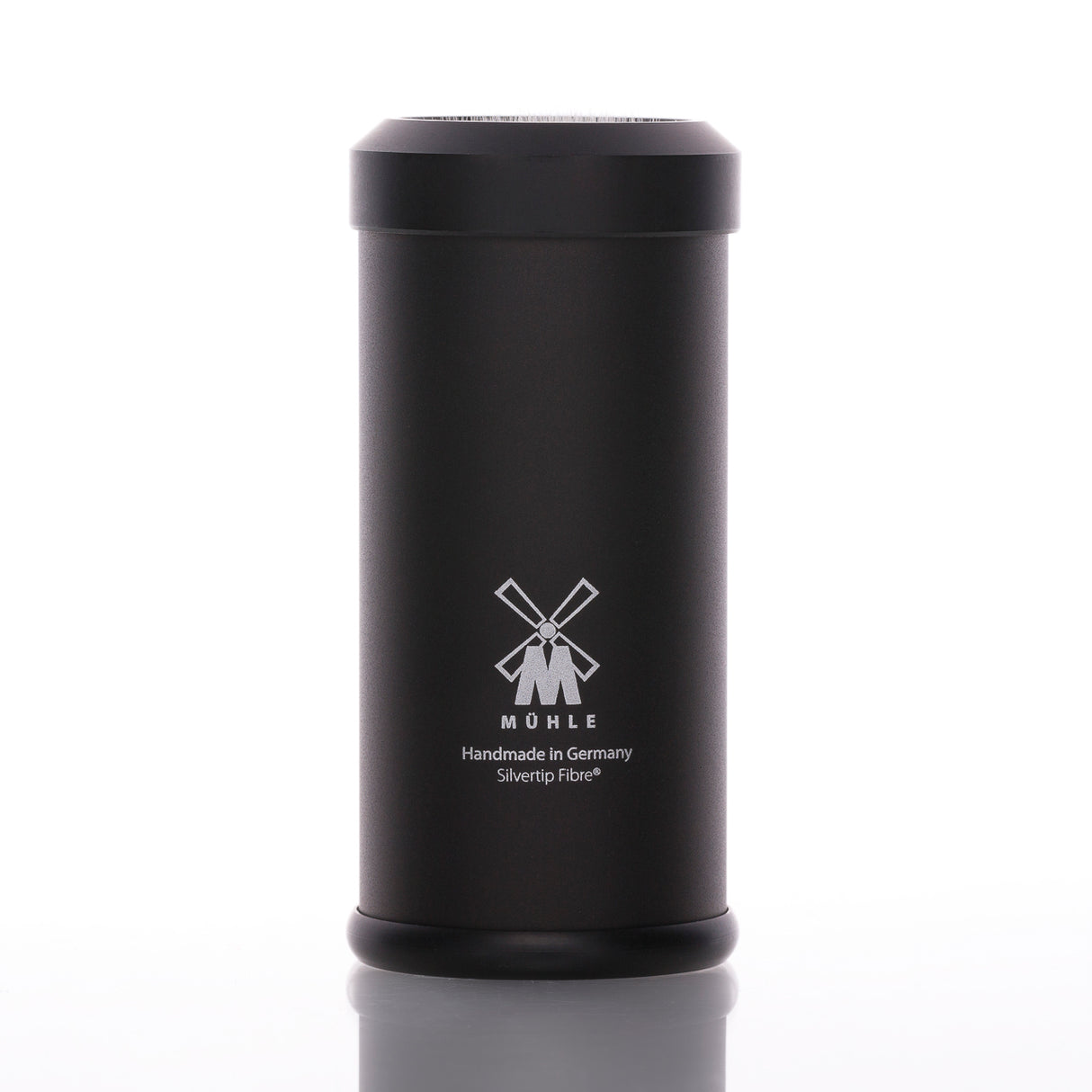 Reiserasierpinsel TRAVEL Silvertip Fibre, Aluminium schwarz eloxiert