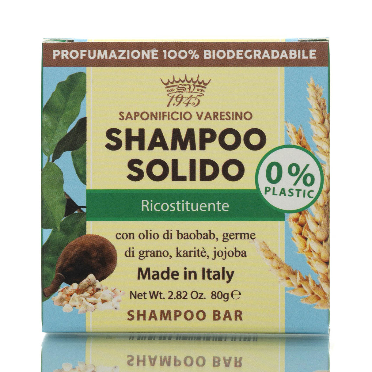 Festes Shampoo Ricostituente 80g