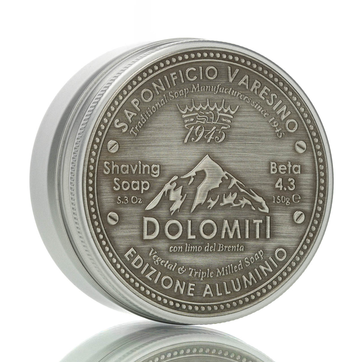 Rasierseife Dolomiti 4.3 Metalldose 150g