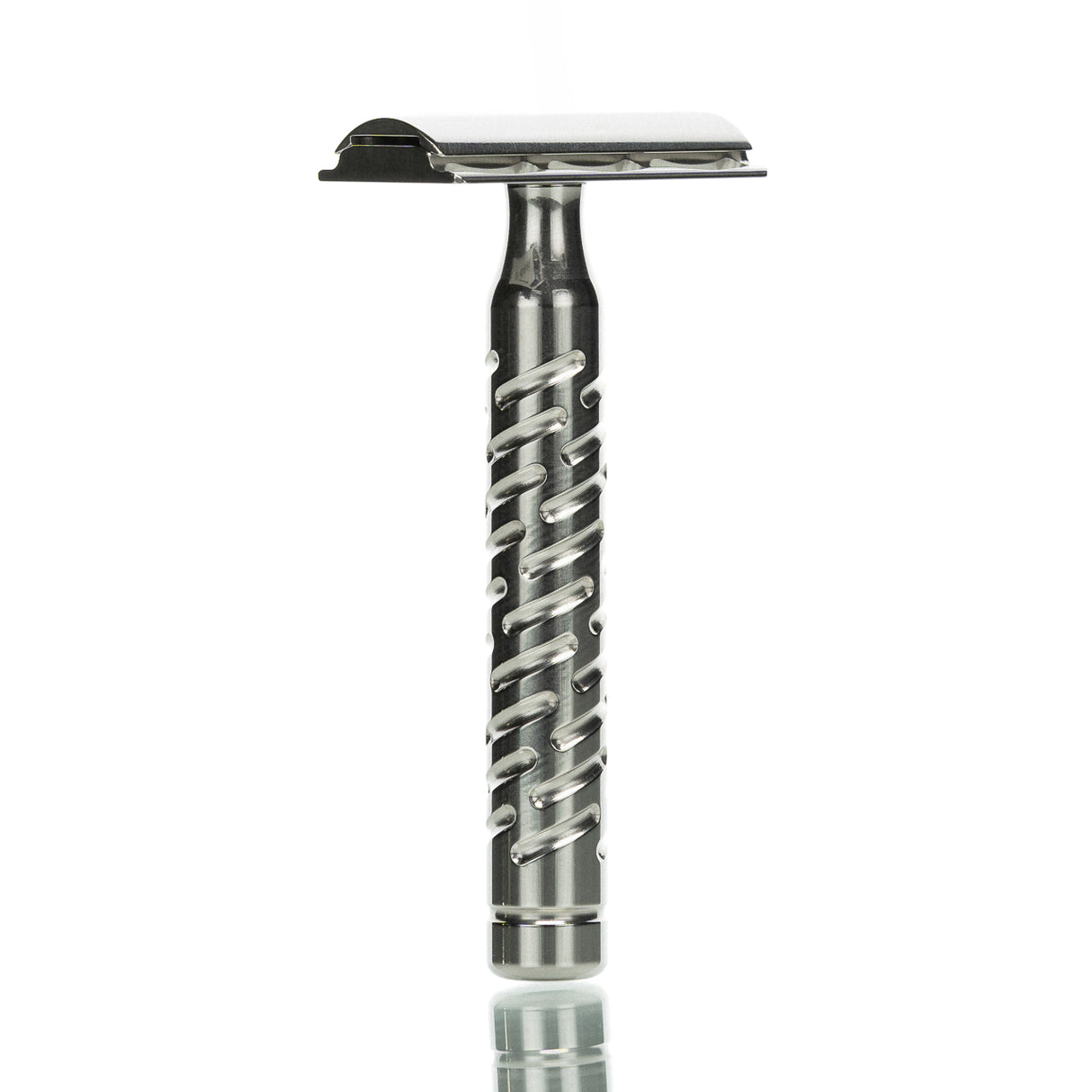 Rasierhobel Styletto V2 aus Edelstahl, Double Edge