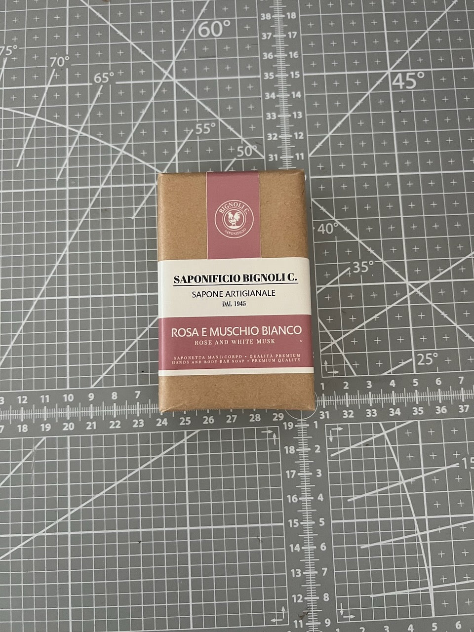 Stückseife Rose & White Musk 150g B-Ware