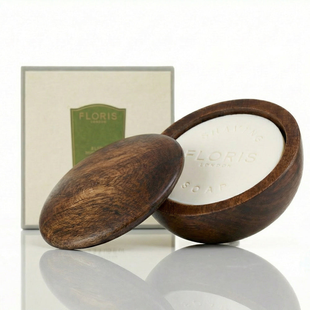 Rasierseife & Holzschale Elite 100g