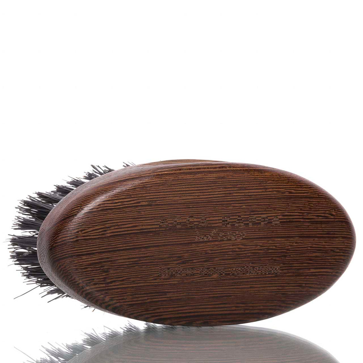 Bartbürste Wenge-Holz mit schwarzen Wildschweinborsten