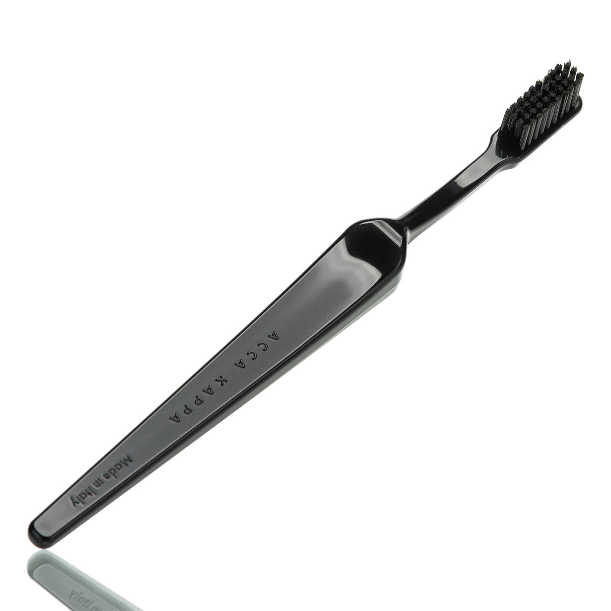 Zahnbürste Lympio Carbon Medium Nylon, Schwarz