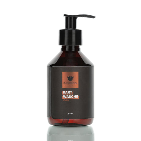 Blackbeards Bartwäsche Rubin, 200 ml Flasche mit Pumpspender