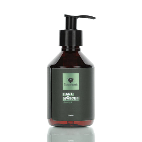 Blackbeards Bartwäsche Smaragd, 200 ml Flasche mit Pumpspender