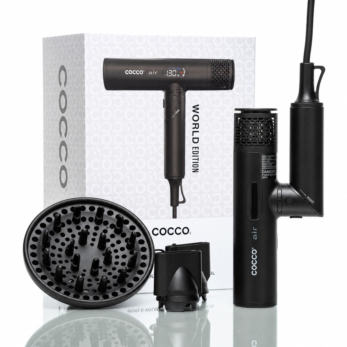 COCCO Air Ionic Dryer Black