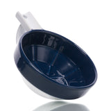Rasierschale aus Porzellan, blau und weiß