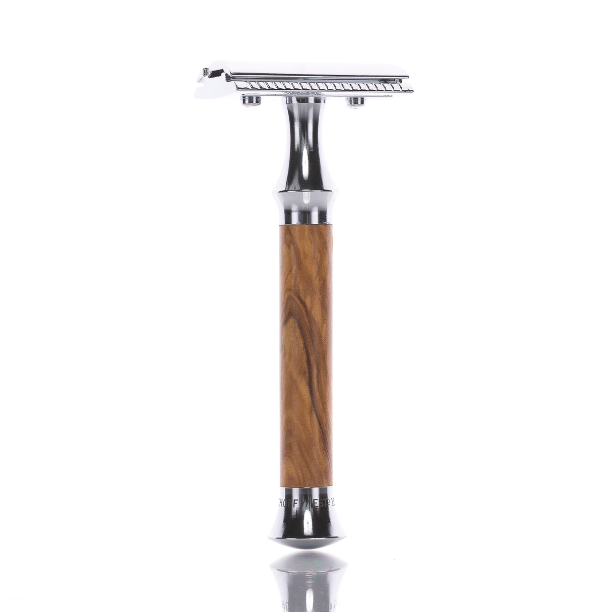 Giesen & Forsthoff Rasierhobel Timor 1920 Olivenholz, geschlossener Kamm