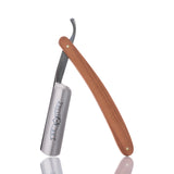Giesen & Forsthoff Rasiermesser Timor 394 Pflaumenholz, 6/8 Zoll Rundkopf Deluxe