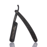 Giesen & Forsthoff Rasiermesser Timor 402 Barber's Choice, Aluminium mit Carbon-Einlage, 5/8" Rundkopf