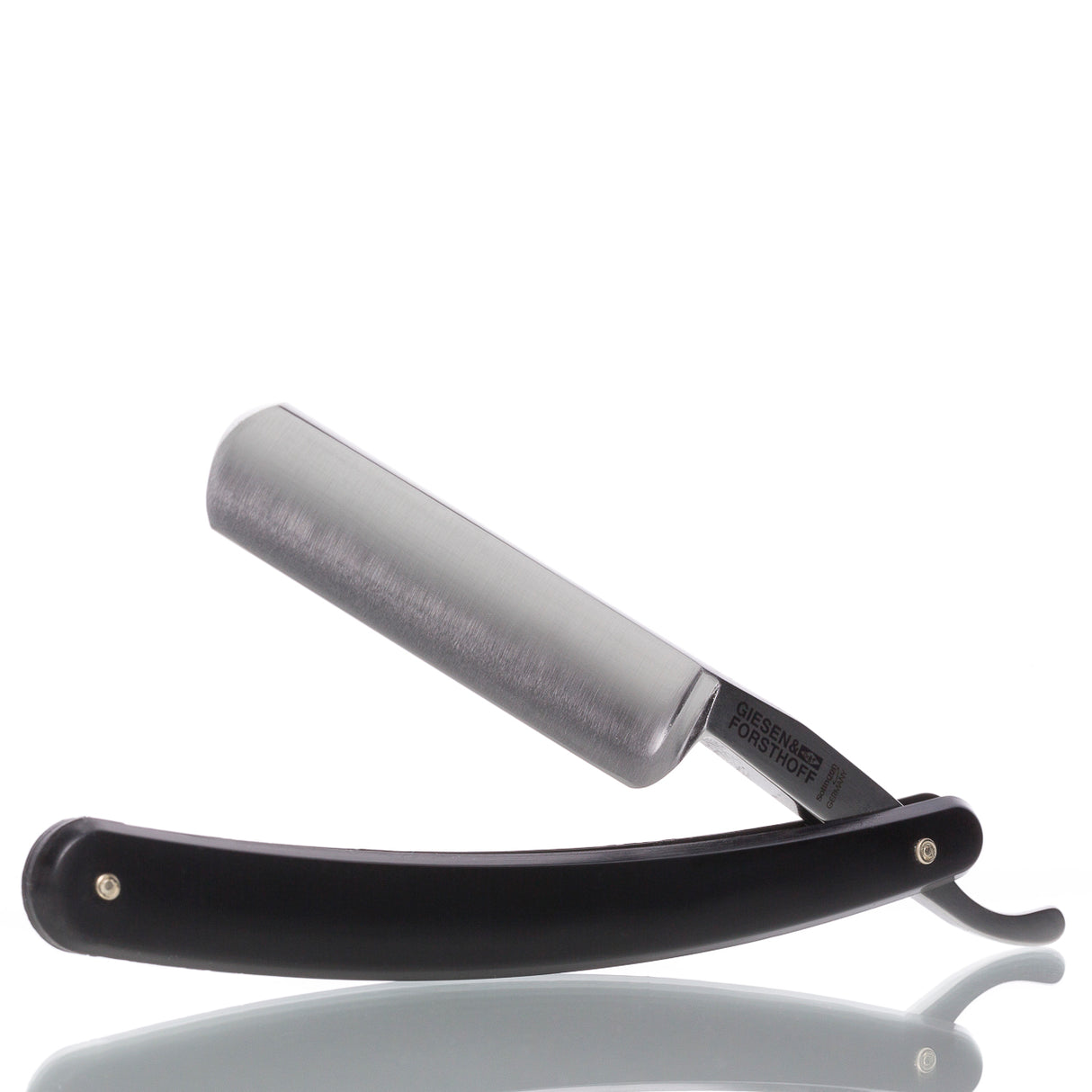 Giesen & Forsthoff Rasiermesser Timor 407 Kunststoff schwarz, 5/8" Rundkopf