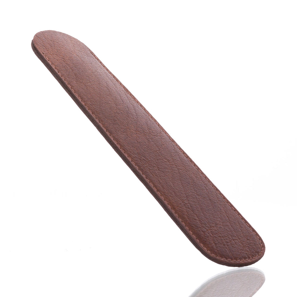 Stecketui Leder braun für Rasiermesser