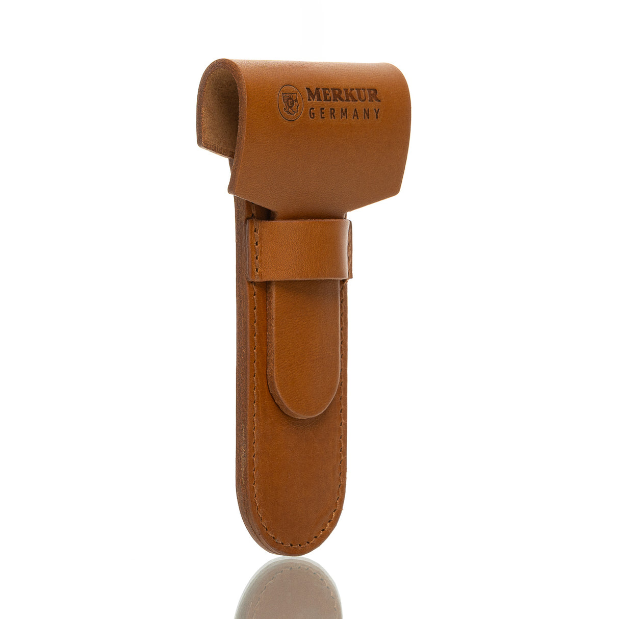 Lederhülle 5006 braun für Rasierhobel bis 110 mm aus Rindleder