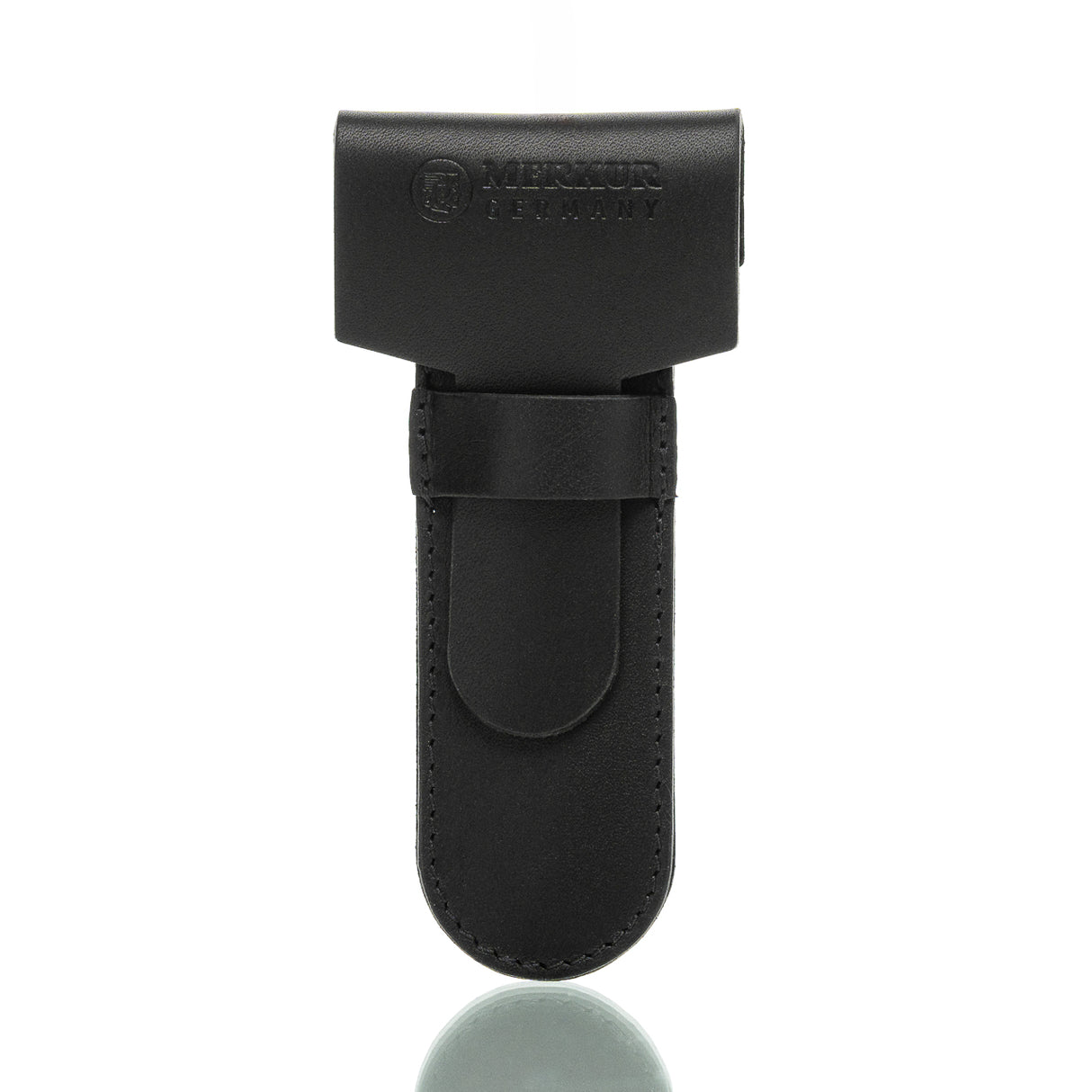 Lederhülle 5006 schwarz für Rasierhobel bis 110 mm aus Rindleder