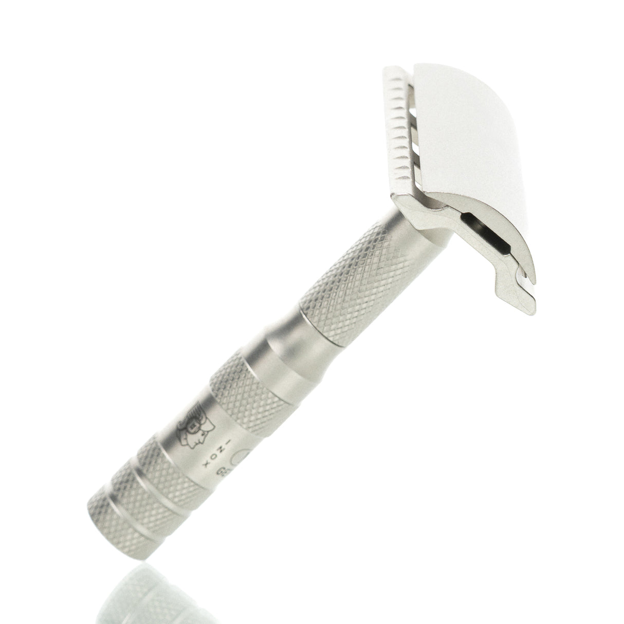 Reiserasierer 933 INOX zerlegbar, satinierter Edelstahl, im Lederetui