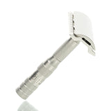 Reiserasierer 933 INOX zerlegbar, satinierter Edelstahl, im Lederetui