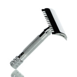 Rasierhobel 15C, offener Zahnkamm, kurzer Griff, Double Edge