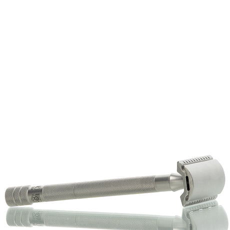 Rasierhobel 24 INOX Ladies, satinierter Edelstahl, langer Griff, Double Edge