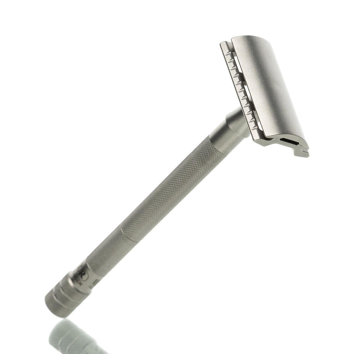 Rasierhobel 24 INOX Ladies, satinierter Edelstahl, langer Griff, Double Edge