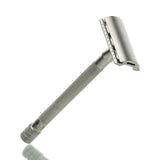 Rasierhobel 24 INOX Ladies, satinierter Edelstahl, langer Griff, Double Edge