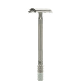 Rasierhobel 24 INOX Ladies, satinierter Edelstahl, langer Griff, Double Edge