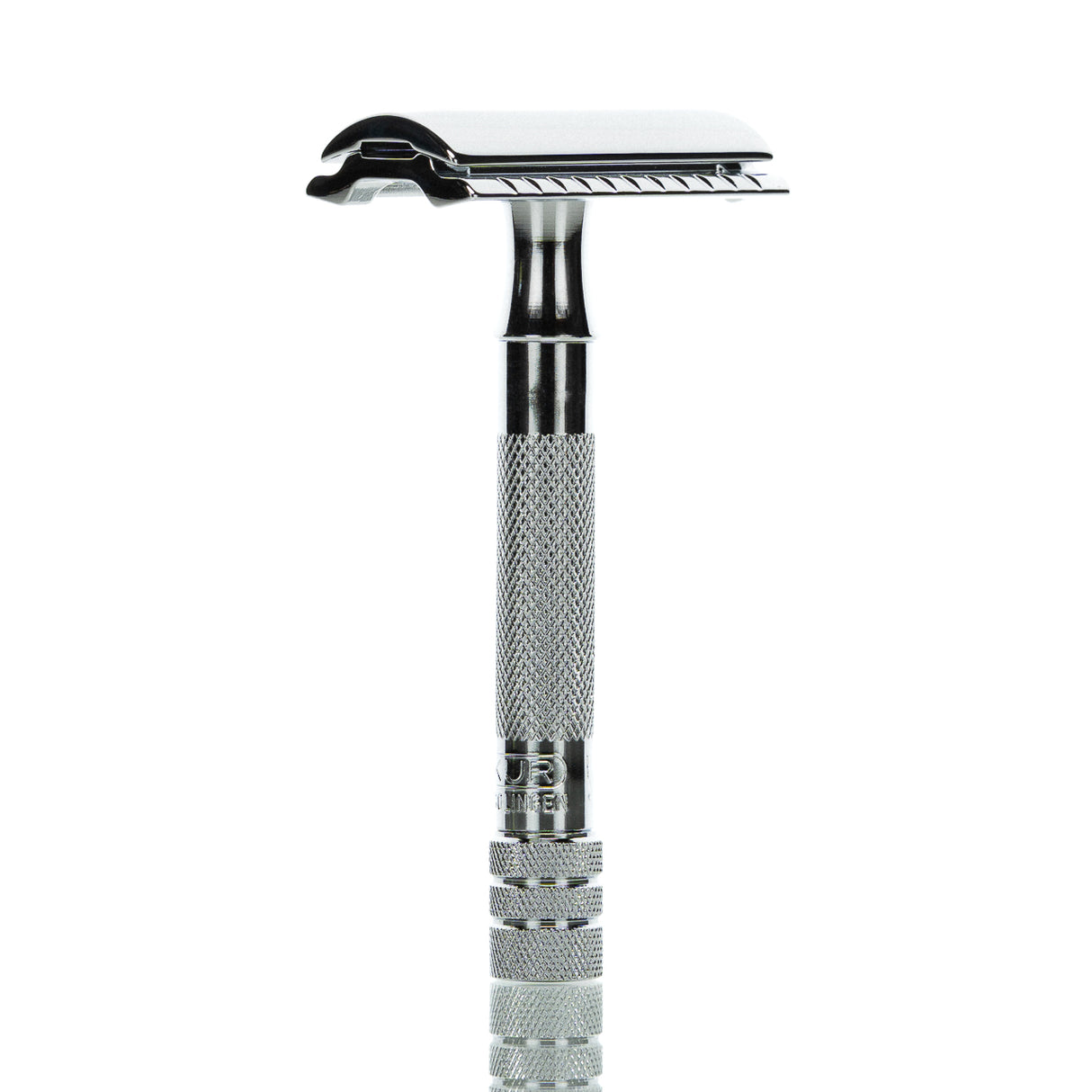Rasierhobel 33C, geschlossener Kamm, kurzer Griff, Double Edge