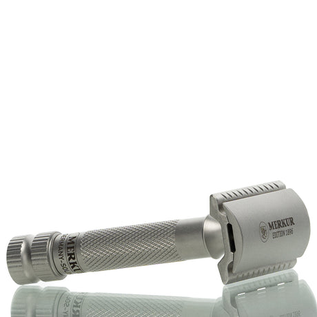 Rasierhobel 34 INOX Sonderedition 1896, satinierter Edelstahl, Double Edge