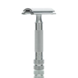 Rasierhobel 34C Mattchrom, geschlossener Kamm, Double Edge