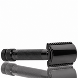 Rasierhobel 34C HD Metallic Grau, kompakter Griff, Double Edge