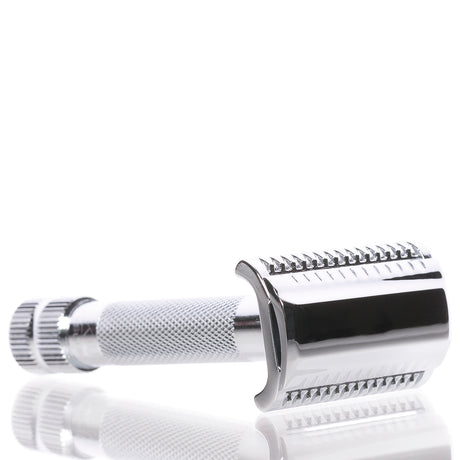 Rasierhobel 37C, Schrägschnitt, kurzer Griff, Double Edge