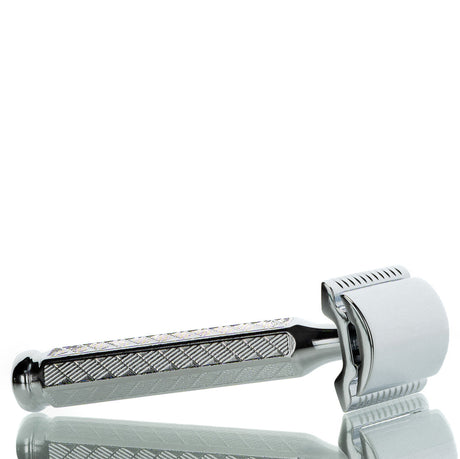Rasierhobel 42C, Hexagonalgriff, geschlossener Kamm, Double Edge