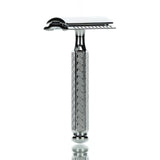 Rasierhobel 42C, Hexagonalgriff, geschlossener Kamm, Double Edge