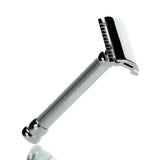 Rasierhobel 47C, guillochierter Griff, geschlossener Kamm, Double Edge