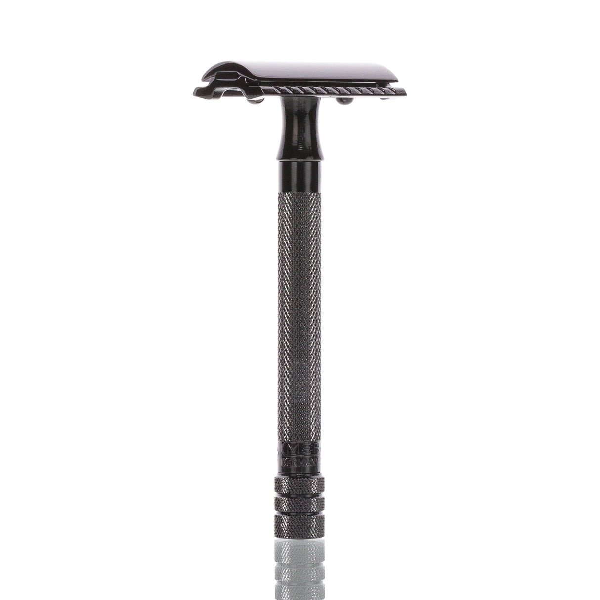 Rasierhobel 23B Black PVD, geschlossener Kamm, Double Edge