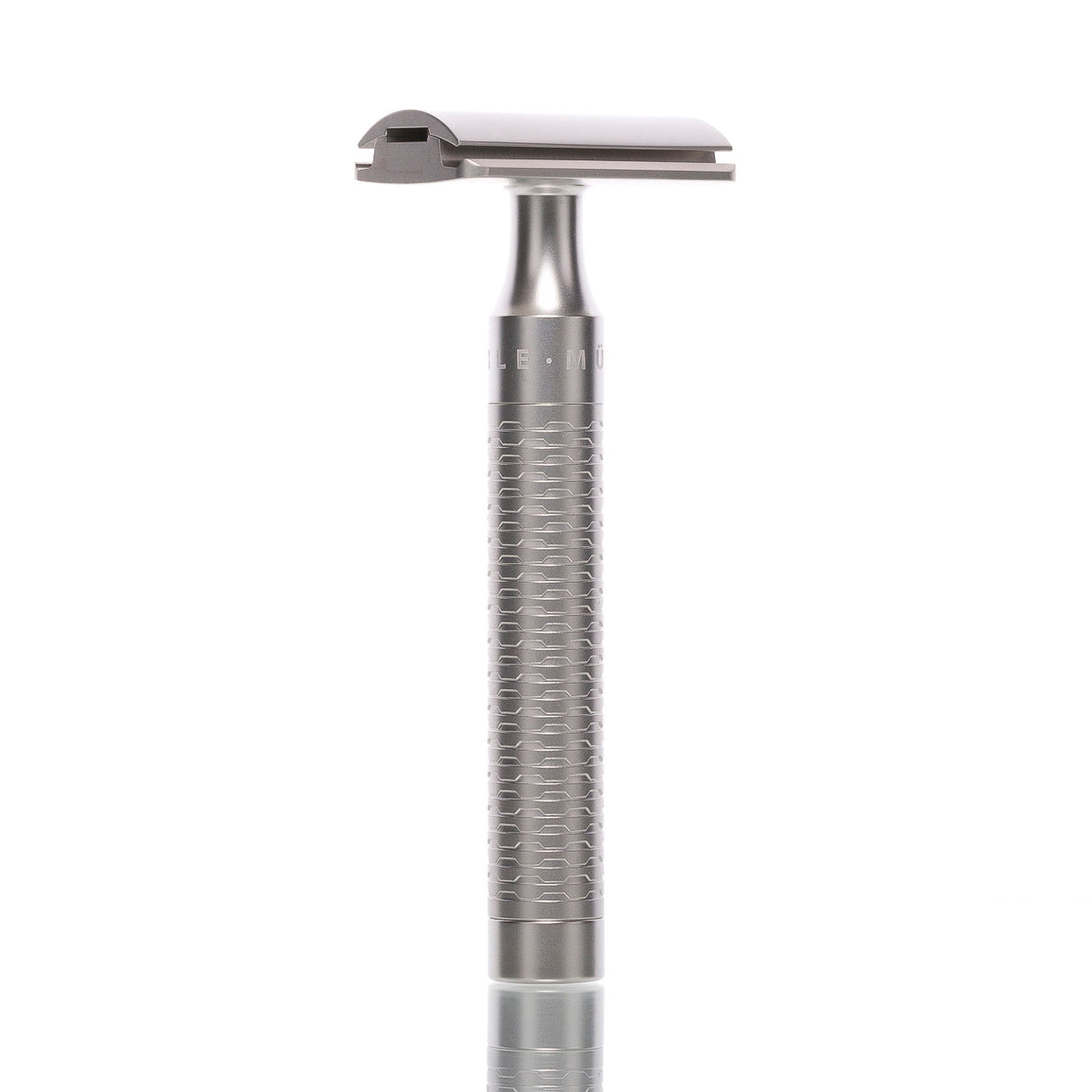Rasierhobel R94 ROCCA mit Griff aus Edelstahl