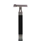 Mühle Rasierhobel ROCCA R96 Edelstahl schwarz, geschlossener Kamm