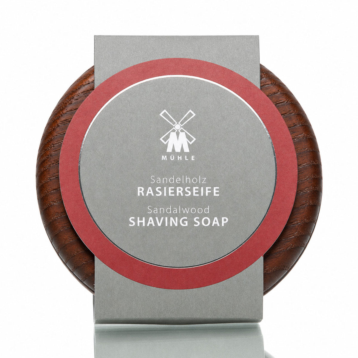 Rasierseife Sandelholz in Holzschale 65g
