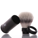 Reiserasierpinsel TRAVEL Silvertip Fibre, Aluminium schwarz eloxiert