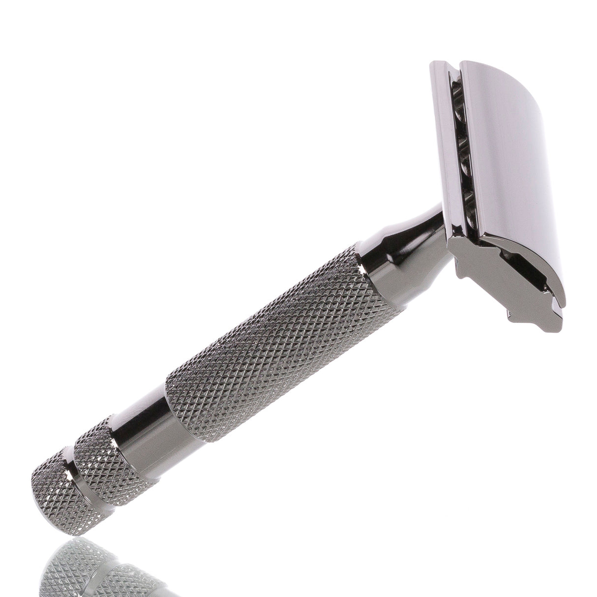 Rasierhobel 2C Gunmetal, geschlossener Kamm, Double Edge