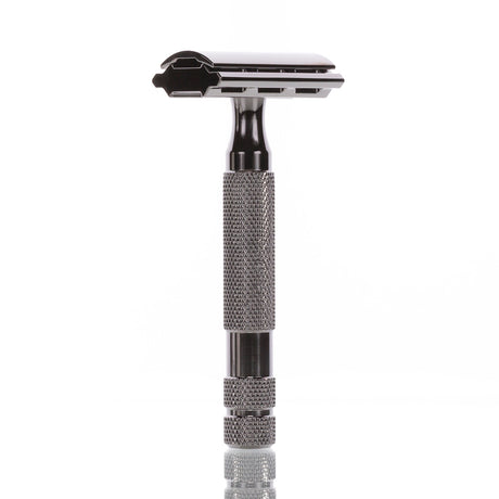 Rasierhobel 2C Gunmetal, geschlossener Kamm, Double Edge
