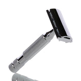 Rasierhobel 2C White Chrome, geschlossener Kamm, Double Edge