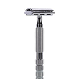 Rasierhobel 2C White Chrome, geschlossener Kamm, Double Edge