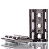 Rasierhobel 6C Gunmetal, geschlossener Kamm, Double Edge